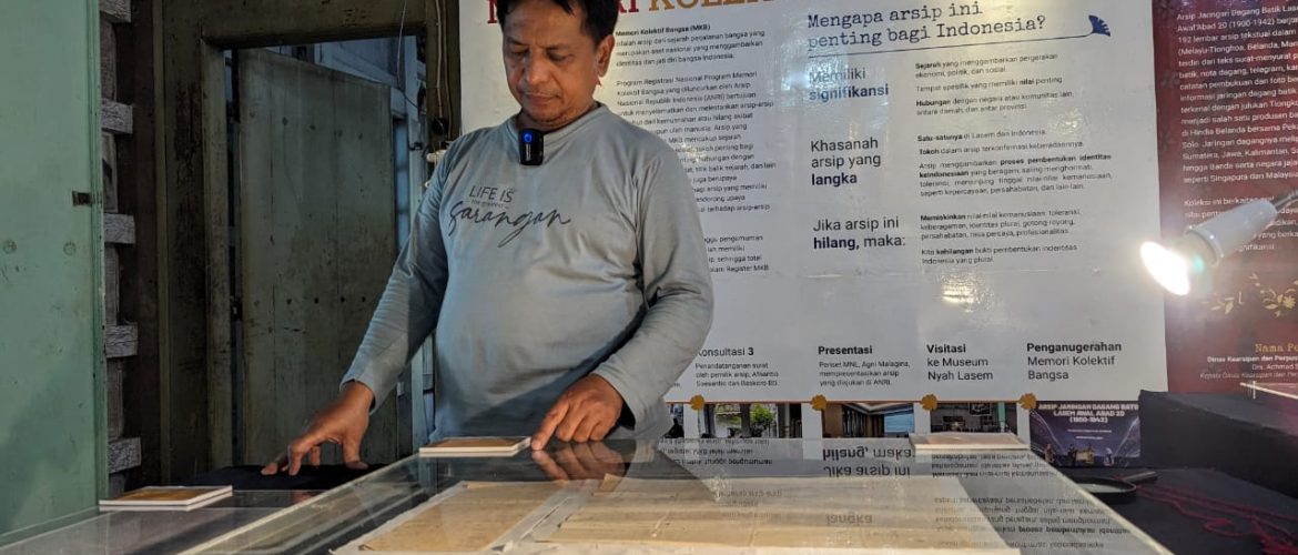 Arsip Dagang Batik Tulis Lasem Terus Diperjuangkan Agar Masuk MOWCAP UNESCO